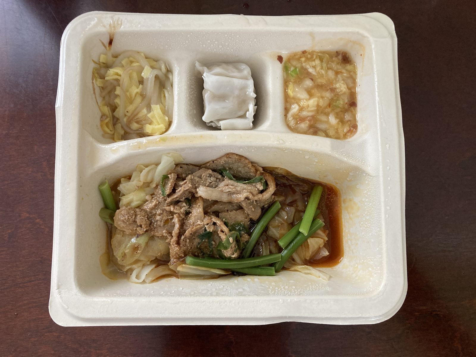 ナッシュ 回鍋肉を温めたところ